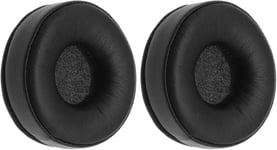 1 Paire Coussinets d'oreille Noir Remplacement en Mousse de Cuir Protéiné Compatible avec Sennheiser HD25 HD25-II HD25SP HD25SP-II Écouteurs