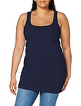 Vero Moda Women's Vmmaxi My Soft Long Tank Top Noos Vest, Blue (Black Iris), M UK