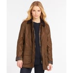 Barbour Beadnell Wax Jacket - Veste femme Bark UK 6 / XXS