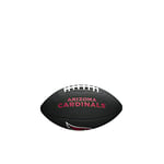 Wilson American Football MINI NFL TEAM SOFT TOUCH, Soft Touch-Blended Leather,Black