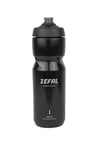 ZEFAL Sense Pro 80 Noir Bidon Velo - Gourde Velo Route et VTT Légère et Étanche - Fabriqué en France - 85 g, 800 ml