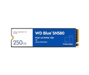 WD Blue SN580 250GB, M.2 2280 4150 MB/s PCIe Gen4 NVMe Includes Acronis True Image for Western Digital, Disk & Cloning Migration, backup & recovery, ransomware protection