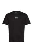 T-Shirt Tops T-shirts Short-sleeved Black EA7