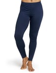 LAPASA Pantalon Thermique Femme Legging Chaud Bas Caleçon Long sous-Vêtements Automne/Hiver Fin & Léger L16 Bleu Marine XS