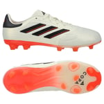 adidas Copa Pure 2 Elite FG Solar Energy - Hvit/Sort/Rød Barn - Gress (FG), størrelse 30