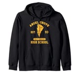 Power Rangers Angel Grove High School Yellow Logo Sweat à Capuche