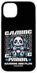 Coque pour iPhone 14 Plus Graphique de jeu vidéo Panda Gaming pour hommes, garçons, femmes, enfants