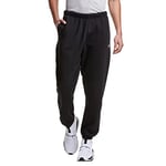 Champion Men's, Reverse Weave, Heavyweight Fleece Sweatpants, 30" Pants, Black/C Logo, Medium