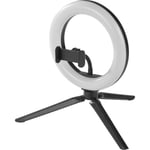 Ledvance Selfie Light Ring bordlampe, svart