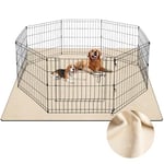 Barpor Coussinets d'urination lavables pour Chien de 182,9 x 182,9 cm, très Grands, épais, réutilisables, très absorbants, Anti-Fuite, Anti-Mastication, antidérapants pour Parc de Jeu pour Chien