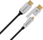 Norstone - Câble en fibre optique HDMI - HDMI 2.0 - Compatible UHD 4K, Full HD, 3D, Audio 7.1 - Connecteur plaqué or - 40m