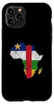 Coque pour iPhone 11 Pro Drapeau de la République centrafricaine centrale