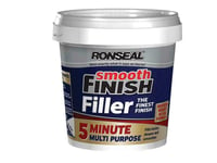 Ronseal Smooth Finish 5 Minute Multi Purpose Filler Tub 600Ml RSL5MF600ML