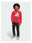 adidas Marvel Spider-Man Jogger Set Kids, Red, Size 3-4 Years