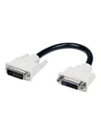 StarTech.com 6in DVI-D Dual Link Digital Port Saver Extension Cable M/F - DVI extension cable - 15.2 cm