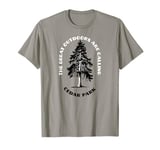 Cedar Park The Great Outdoors Are Calling Tree Nature T-Shirt