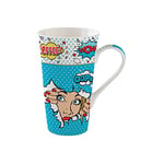 Easy Life COFFRET 1 MUG 60CL EN PORCELAINE POP ART R1462#POPT