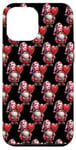 iPhone 12 Pro Max Funny Valentines Gnome Dad Graphic With Red Heart Lollipops Case