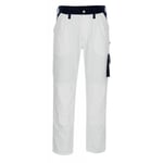 Mascot 00955-630-61-82C42 Palermo Pantalon Taille Longueur 82 cm/C42 Blanc/Bleu Marine