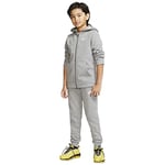 Nike U NSW Core BF TRK Suit Survêtement Garçon, Carbon Heather/Dark Grey/Carbon Heather/(White), L (147-158 cm)