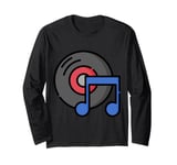 Vinyl Record Player Album Long Sleeve T-Shirt