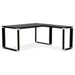 Bureau d'Angle Design "Hovik" 170cm Noir