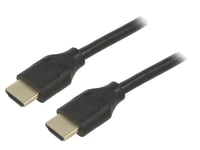 Cable HDCP 2.2 HDMI 2.1 male des deux cotes 1m noir