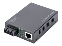 Digitus Dn-82150 Verkon Mediamuunnin 1000 Mbit/s 850 Nm Monitila Musta