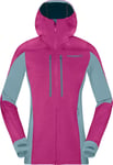 Norrøna Women's Trollveggen Powerstretch Pro Zip Hood Festival Fuchsia, M