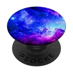 galaxie nébuleuse espace univers étoiles galaxy violet bleu PopSockets PopGrip Adhésif