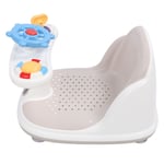 Infant Shower Chair Baby Bath Stool Enlarged Widened Rollover Proof 250mAh