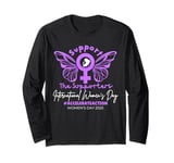 Support The Supporter Accelerate Action Women Volunteer Crew Long Sleeve T-Shirt