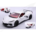 FR- MotorMax CORVETTE 2020 WHITE 1:24 - MTM79360W