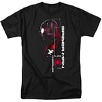 Cotton Soul Marvel Spiderman Miles Morales Unisex T Shirt, Black, XX-Large