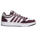 adidas Men's Hoops 3.0 Shoes, Cloud White/Maroon/Grey Two, 10 UK