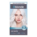 Jerome Russell Bblonde Ice White Post Blonding Toner - Semi Permanent Hair Dye Kit for Pre Lightened & Blonde Hair with Brazil Nut Oil, No Ammonia & Vegan