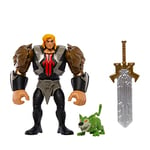 Masters of the Universe Les Maîtres de l’Univers Figurine Articulée Musclor (14 cm) avec fonction d’attaque, à collectionner, Jouet Enfant, Dès 4 ans, HLF51