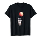 Astronaut Balloon / Space Man Holding Balloon Planet T-Shirt