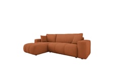 Flo Sofa med Divan 3-seter - Oransje sjeselong