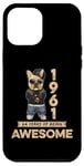 Coque pour iPhone 12 Pro Max 1961 64 Years of Being Awesome Bulldog Chien Vintage