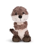 NICI Loutre Oda 20cm Gris Douce et Durable, Mignonne Peluche à câliner, pour Jouer, pour Enfants et Adultes, Une Excellente idée de Cadeau, 49150, 20 cm