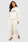 Baby Girl Slogan Fleece Loungewear Set