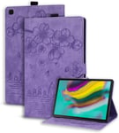 Coque Samsung Galaxy Tab S5e 10.5"" 2019 Sm-T720/Sm-T725,Pu Cuir Cover Tablette Housse De Protection Galaxy Tab S5e 10.5,Porte-Crayons Portefeuille Tablet Étui Samsung Tab S5e 2019,Violet