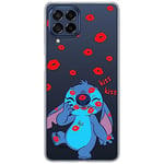 ERT GROUP Coque de téléphone Portable pour Samsung M33 5G Original et sous Licence Officielle Disney Motif Stitch 017 Parfaitement adapté à la Forme du téléphone Portable, partiel imprimé