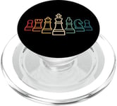 Échecs Vintage Figures D'échecs PopSockets PopGrip pour MagSafe