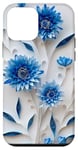 Coque pour iPhone 12 mini Fleur Bleu Bleuet Floral Nature Femme Filles Fleurs