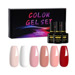 UV Nagelkit Nail Gel Nagellack Polygel multifärg