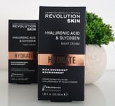 Revolution Skin Hydrate Night Cream 2x50ml With Hyaluronic Acid & Glycogen