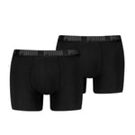 Puma Kalsonger 2P Men Everyday Basic Boxer Helsvart bomull Medium Herr