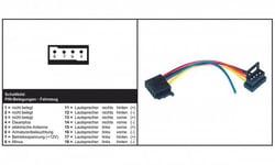 ISO-adapter, Mercedes Benz (--&gt;1995)